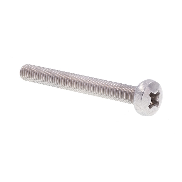 Prime-Line Machine Screw, Metric Pan Head, Phil Drive M4-0.7 X 35MM A2-70 Stainless Steel 10PK 9131260 - main